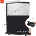 120x68cm floor display outside movie projector screen